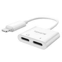 Adaptador Duplo iPhone Carregador Tomate Dual Lightning