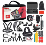 Kit Acessórios Gopro 54 Itens Tomate Go Pro Hero 6 5 4 3 Completo